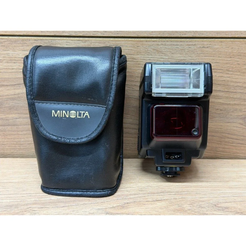 Nikon Speedlight SB-22 Shoe Mount Flash w/ Soft Case - Vintage Tested